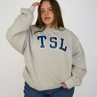 Varsity Crewneck - Pebble