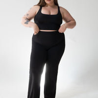 Luna Wide Legging - Midnight