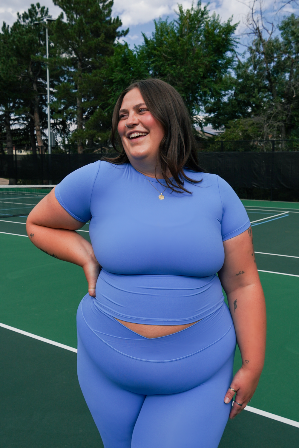 Bailey Tee - Cobalt