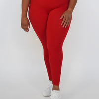 Flourish Crossover Legging - Heat