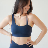 Flourish Bra - Navy