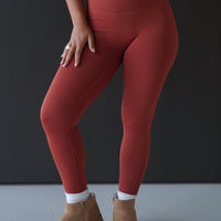 Luna Legging - Rosewood