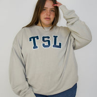 Varsity Crewneck - Pebble