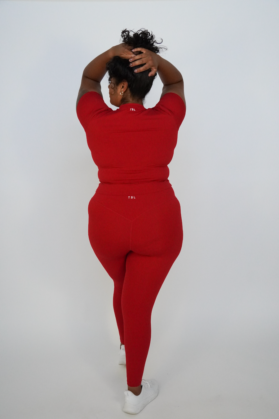 Flourish Crossover Legging - Heat